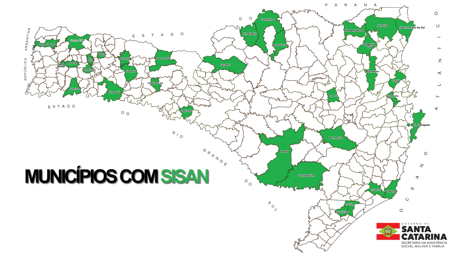 Mapa SisanSC